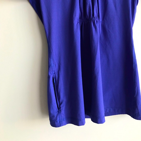 ๐ Lululemon Athletica Sz S Blue Running Top - Picture 5 of 7